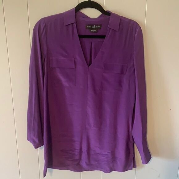 Guess by Marciano Purple Tunic Blouse Size Small - Picture 1 of 4